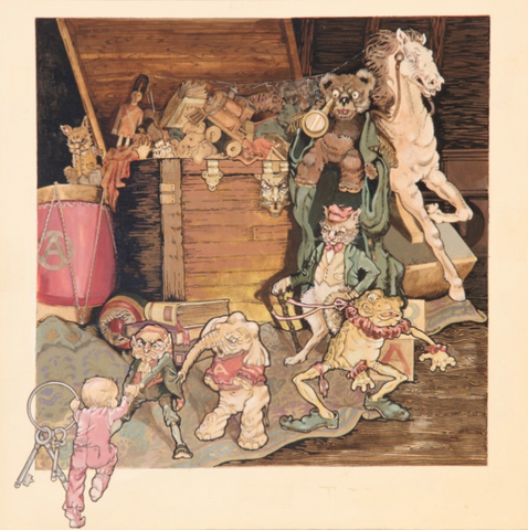 Aerosmith's Toys In The Attic - Album Cover Art