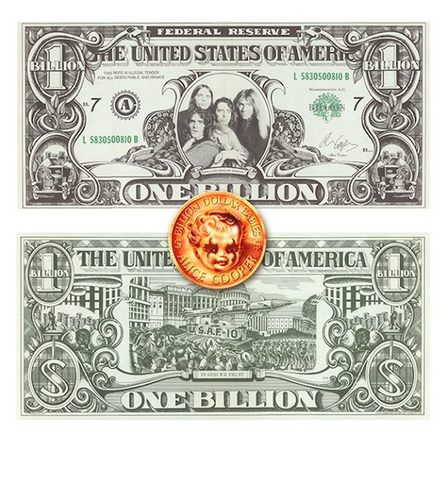 Alice Cooper - Billion Dollar Bill - Print