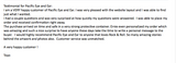TESTIMONIAL GALLERY