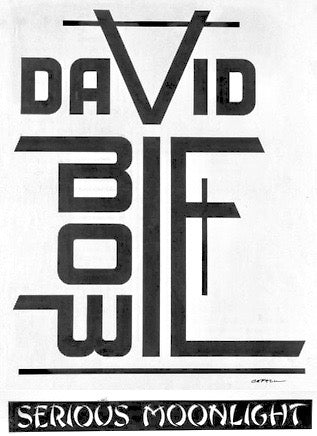 David Bowie Serious Moonlight Tour Logo