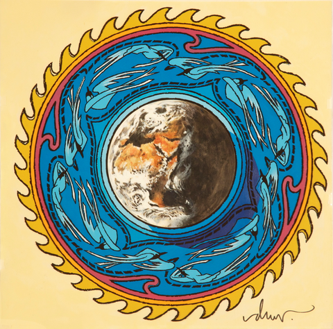 Earth, Wind & Fire Open Your Eyes Logo Art