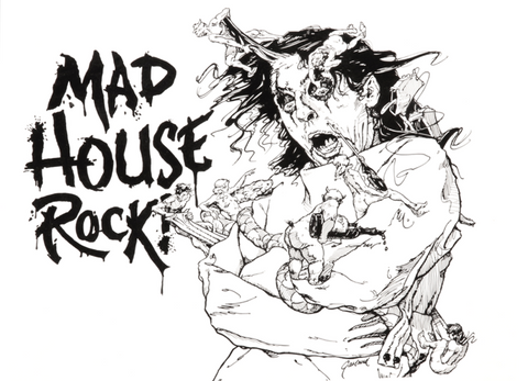 Alice Cooper's Mad House Rock - Tour Graphic Print