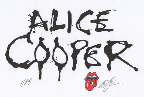 Alice Cooper Hand Drawn Logo Original